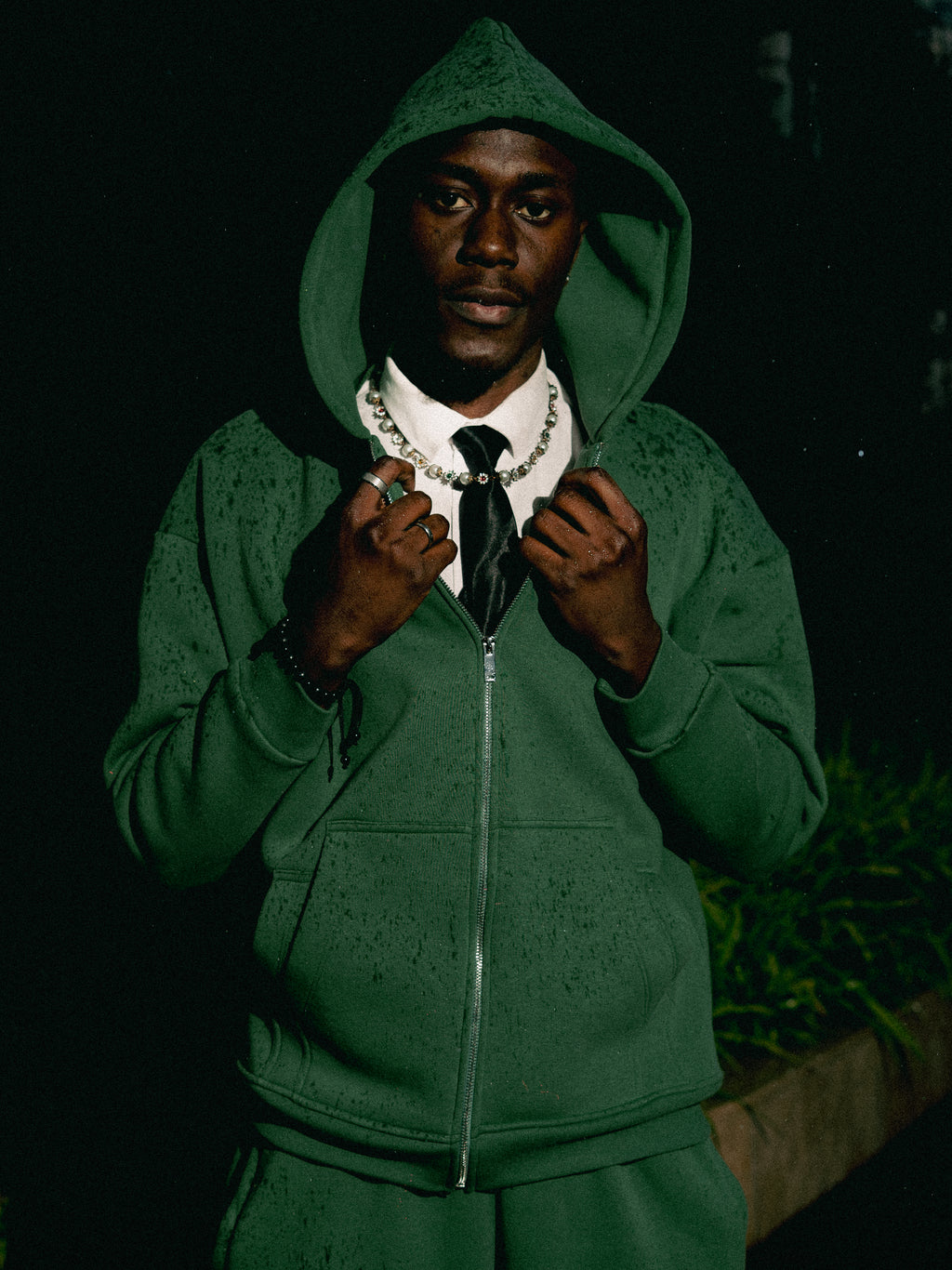 DOUBLE POCKET TRACKSUIT GREEN