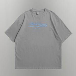 Passion And Purpose Tee - Gray Blue Print